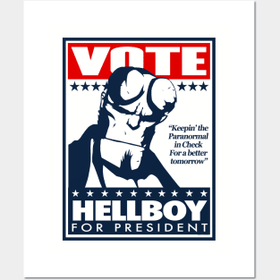 HELLBOY FOR PRESIDENT! Posters and Art